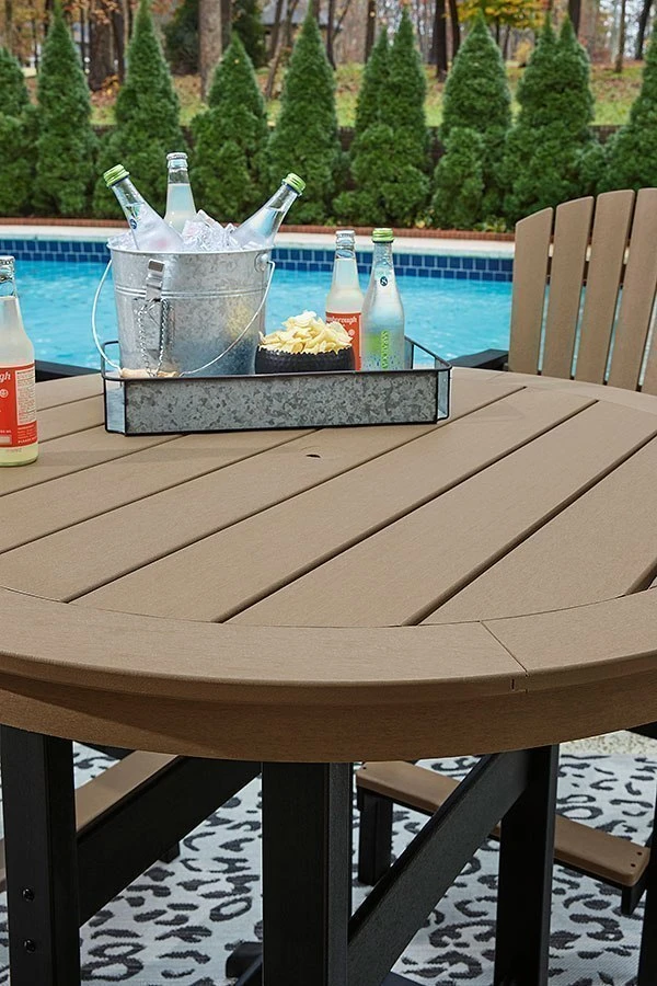 Fairen Trail Outdoor Bar Table W/ Umbrella Option 4 Fairen Trail Outdoor Bar Table W/ Umbrella Option - Image 4