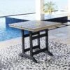 Fairen Trail Outdoor Counter Height Table W/ Umbrella Option