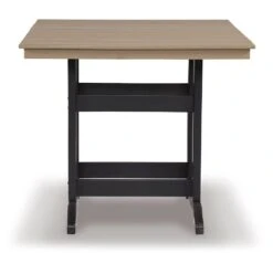 Fairen Trail Outdoor Counter Height Table W/ Umbrella Option -Signature Design by Ashley P211 632 ch table 3