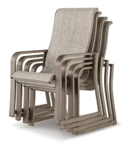 Beach Front Outdoor Sling Arm Chair (Set Of 4) 12 Beach Front Outdoor Sling Arm Chair (Set Of 4) -Signature Design by Ashley P323 601A chair 6 1