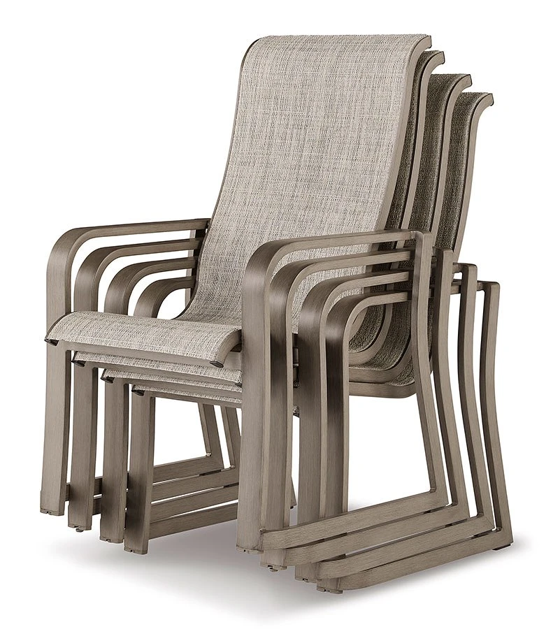 Beach Front Outdoor Sling Arm Chair (Set Of 4) 6 Beach Front Outdoor Sling Arm Chair (Set Of 4) - Image 6