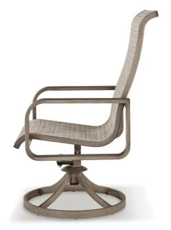 Beach Front Outdoor Dining Set W/ Sling Chairs -Signature Design by Ashley P323 603A chair 5 1