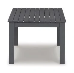 Fynnegan Outdoor Loveseat W/ Table (Gray) -Signature Design by Ashley P349 034 loveseat table 13
