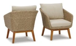 Crystal Cave Outdoor Lounge Chair (Set Of 2) -Signature Design by Ashley P350 820 chair 3