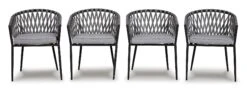 Palm Bliss Outdoor Dining Chair (Set Of 4) 8 Palm Bliss Outdoor Dining Chair (Set Of 4) -Signature Design by Ashley P372 601 chair 4