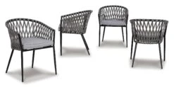 Palm Bliss Outdoor Dining Chair (Set Of 4) 9 Palm Bliss Outdoor Dining Chair (Set Of 4) -Signature Design by Ashley P372 601 chair 5