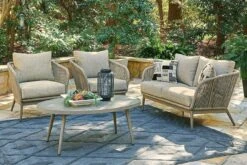Swiss Valley Outdoor Seating Set -Signature Design by Ashley P390 838 835 set 4