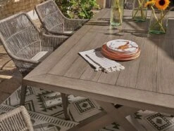 Beach Front Outdoor Trestle Dining Set -Signature Design by Ashley P399 625 table 5