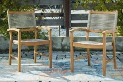 Janiyah Outdoor Round Dining Set -Signature Design by Ashley P407 602A chair 1 1