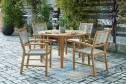 Janiyah Outdoor Round Dining Set -Signature Design by Ashley P407 615 602A set 1