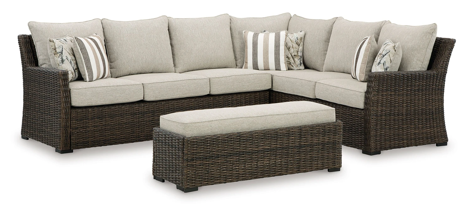 Brook Ranch Outdoor Sectional Set 8 Brook Ranch Outdoor Sectional Set - Image 8