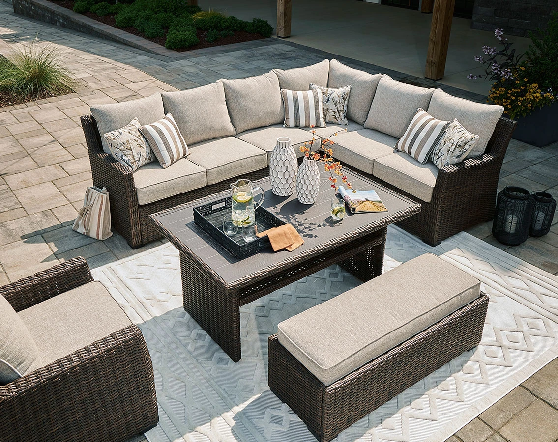 Brook Ranch Outdoor Sectional Set 9 Brook Ranch Outdoor Sectional Set - Image 9