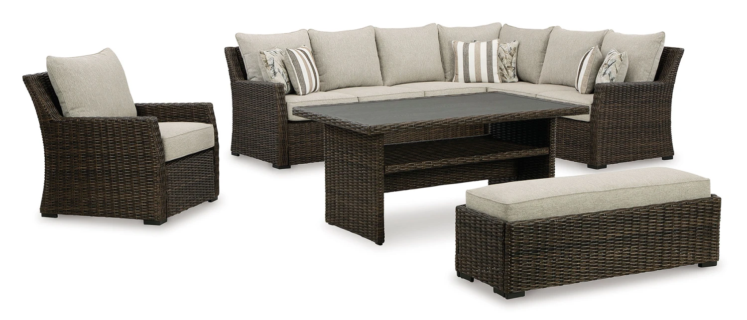 Brook Ranch Outdoor Sectional Set 14 Brook Ranch Outdoor Sectional Set - Image 14