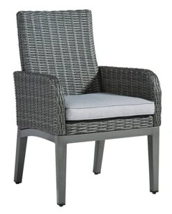 Elite Park Outdoor Dining Set W/ Bench -Signature Design by Ashley P518 601A chair 4