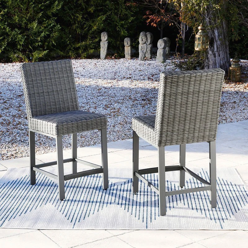 Palazzo Outdoor Tall Barstool (Set Of 2)