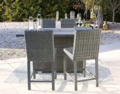 Palazzo Outdoor Bar Table Set -Signature Design by Ashley P520 665 130 set 2