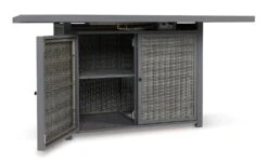 Palazzo Outdoor Bar Table W/ Fire Pit 21 Palazzo Outdoor Bar Table W/ Fire Pit -Signature Design by Ashley P520 665 table 11