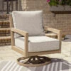 Hallow Creek Outdoor Swivel Lounge Chair