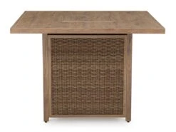 Walton Bridge Outdoor Fire Pit Bar Table Set 37 Walton Bridge Outdoor Fire Pit Bar Table Set -Signature Design by Ashley P749 665 bar table 7 1