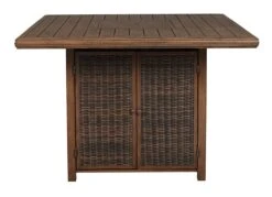 Paradise Trail Outdoor Fire Pit Bar Table Set -Signature Design by Ashley P750 665 table 5