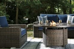 Grasson Lane Outdoor Fire Pit Table Set -Signature Design by Ashley P750 776 P783 820 set 4