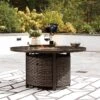 Paradise Trail Round Fire Pit Table