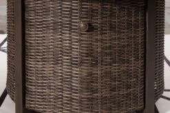 Paradise Trail Round Fire Pit Table -Signature Design by Ashley P750 776 table 4 1