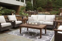 Paradise Trail Outdoor Seating Set -Signature Design by Ashley P750 838 835 set 10