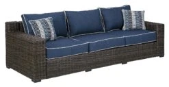 Grasson Lane Outdoor Seating Set 27 Grasson Lane Outdoor Seating Set -Signature Design by Ashley P783 838 sofa 3