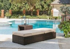 Coastline Bay Outdoor Chaise Lounge -Signature Design by Ashley P784 815 chaise 3