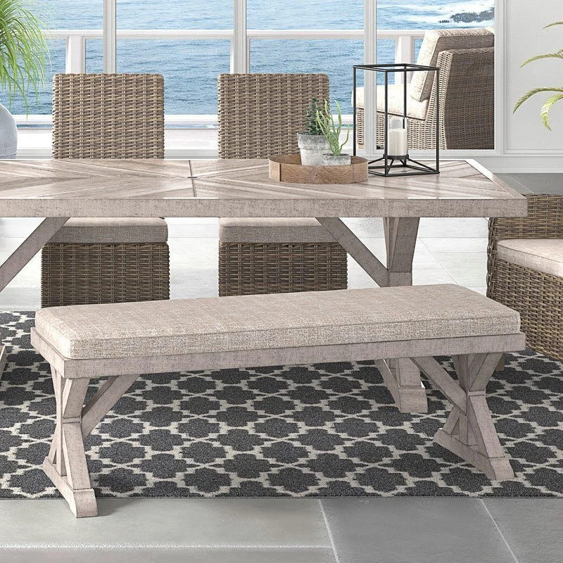 Beachcroft Outdoor Dining Set W/ Bench 4 Beachcroft Outdoor Dining Set W/ Bench - Image 4