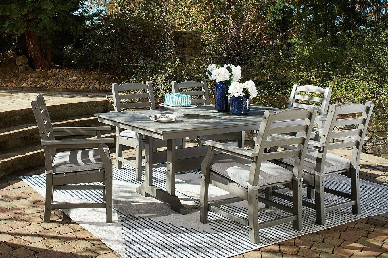 Visola Outdoor Dining Set 6 Visola Outdoor Dining Set - Image 6