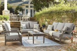 Visola Outdoor Seating Set -Signature Design by Ashley P802 838 835 set 2
