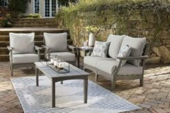 Visola Outdoor Seating Set -Signature Design by Ashley P802 838 835 set 5