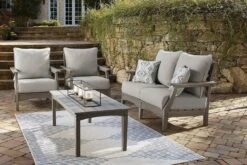 Visola Outdoor Seating Set -Signature Design by Ashley P802 838 835 set 6