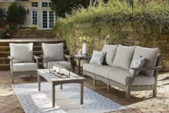 Visola Outdoor Seating Set -Signature Design by Ashley P802 838 835 set 7