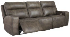 Game Plan Concrete Power Reclining Sofa W/ Adjustable Headrests -Signature Design by Ashley U1520515 sofa 3