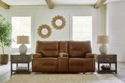 Francesca Auburn Power Reclining Living Room Set W/ Adjustable Headrests -Signature Design by Ashley U2570518 loveseat 1