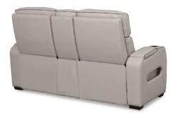 Boyington Gray Power Reclining Console Loveseat W/ Air Massage System 14 Boyington Gray Power Reclining Console Loveseat W/ Air Massage System -Signature Design by Ashley U2710518 loveseat 7