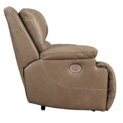 Ricmen Putty Wide Seat Power Recliner -Signature Design by Ashley U4370282 recliner putty 5
