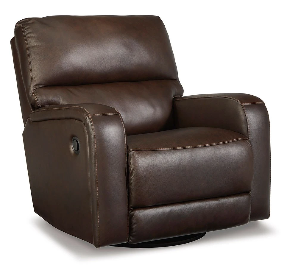 Emberla Coffee Swivel Glider Recliner 4 Emberla Coffee Swivel Glider Recliner - Image 4
