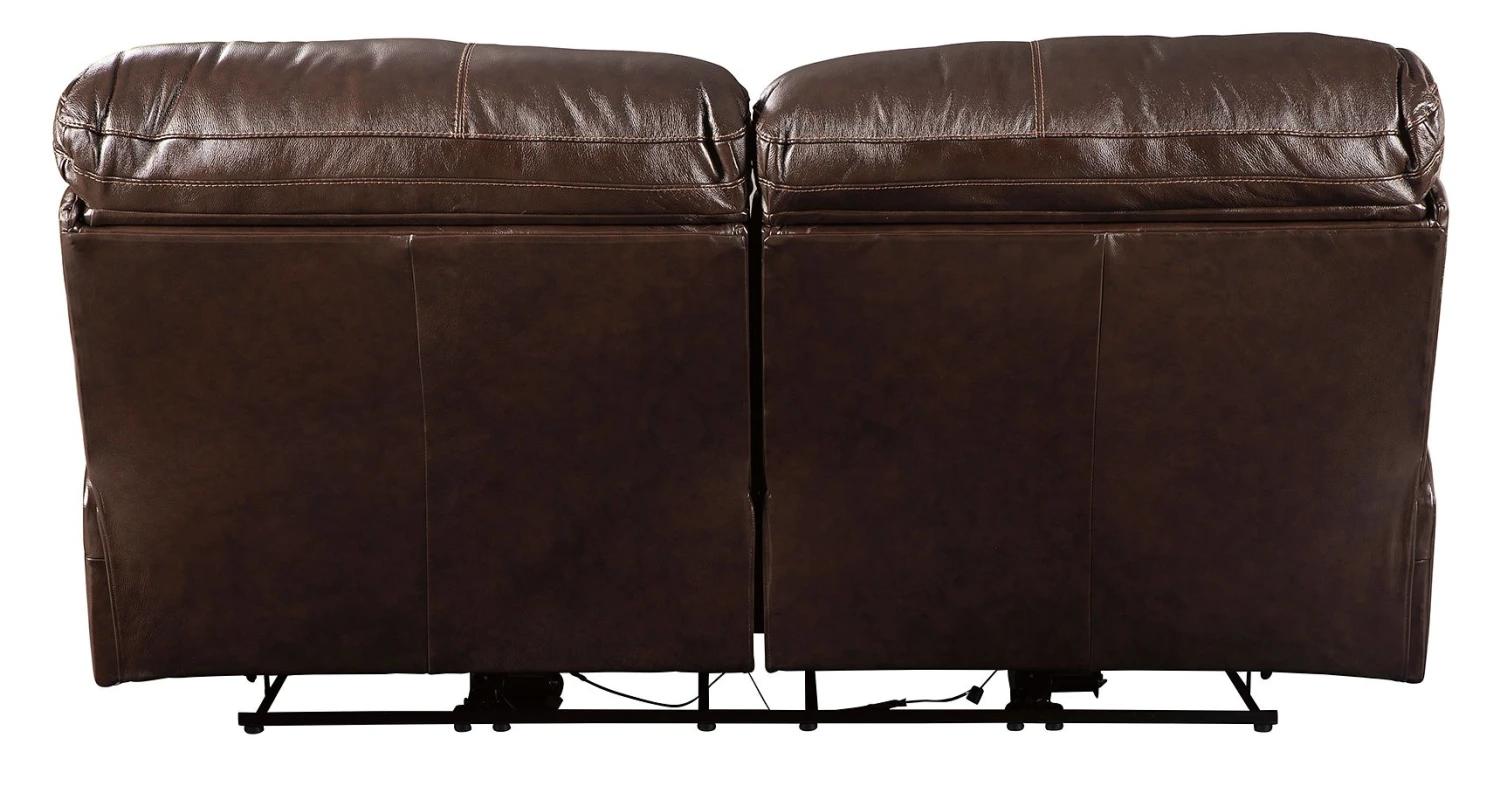 Hallstrung Chocolate Power Reclining Sofa W/ Adjustable Headrests 6 Hallstrung Chocolate Power Reclining Sofa W/ Adjustable Headrests - Image 6