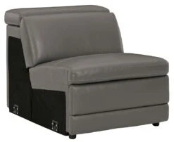 Texline Gray Power Reclining Sectional Set W/ Adjustable Headrests -Signature Design by Ashley U5960346 armless chair 1