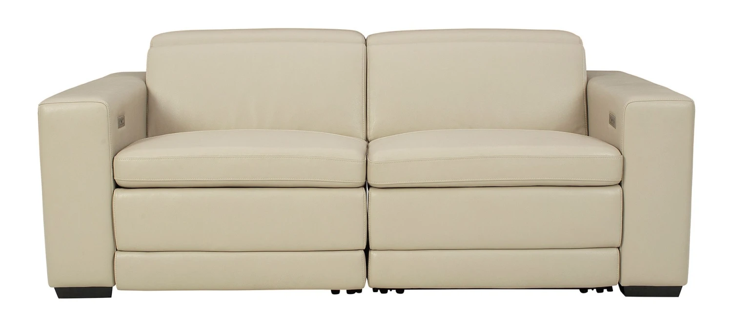 Texline Sand Power Reclining Loveseat W/ Adjustable Headrests 3 Texline Sand Power Reclining Loveseat W/ Adjustable Headrests - Image 3
