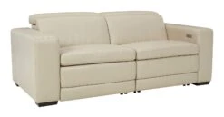 Texline Sand Power Reclining Loveseat W/ Adjustable Headrests 8 Texline Sand Power Reclining Loveseat W/ Adjustable Headrests -Signature Design by Ashley U5960422 21 23 loveseat 4