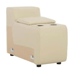 Center Line Cream Modular Power Reclining Sectional -Signature Design by Ashley U6340557 console 1