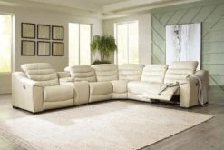 Center Line Cream Modular Power Reclining Sectional -Signature Design by Ashley U6340558 77 62 sectional 2