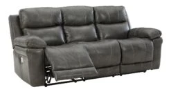 Edmar Charcoal Power Reclining Living Room Set W/ Adjustable Headrests 29 Edmar Charcoal Power Reclining Living Room Set W/ Adjustable Headrests -Signature Design by Ashley U6480615 sofa 4
