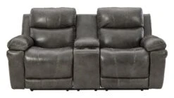 Edmar Charcoal Power Reclining Living Room Set W/ Adjustable Headrests 30 Edmar Charcoal Power Reclining Living Room Set W/ Adjustable Headrests -Signature Design by Ashley U6480618 loveseat 4