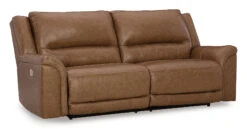 Trasimeno Caramel Power Reclining Sofa W/ Adjustable Headrests -Signature Design by Ashley U8281547 sofa 4